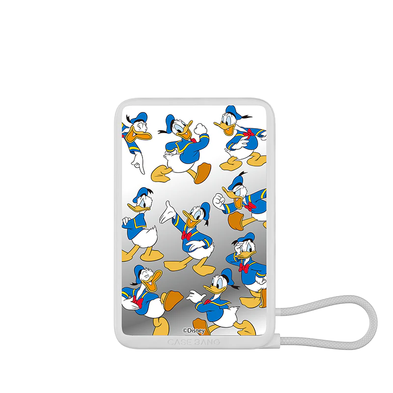 Donald Duck Power Bank Build-in Cable