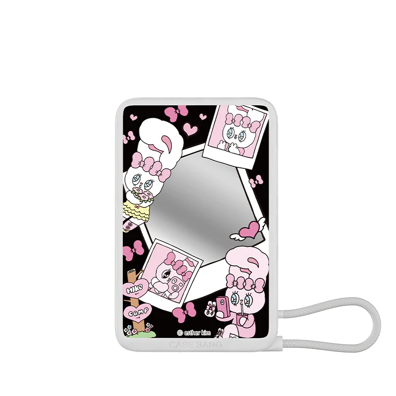 Esther Bunny Power Bank Build-in Cable - Image 2