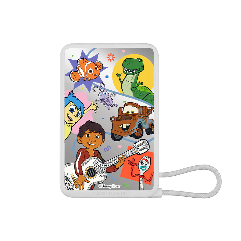 PIXAR Series Power Bank Build-in Cable - Image 3
