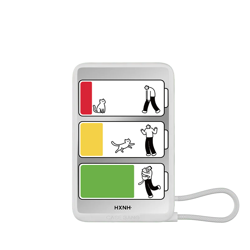 Complete Collection Power Bank with Built-in Cable
