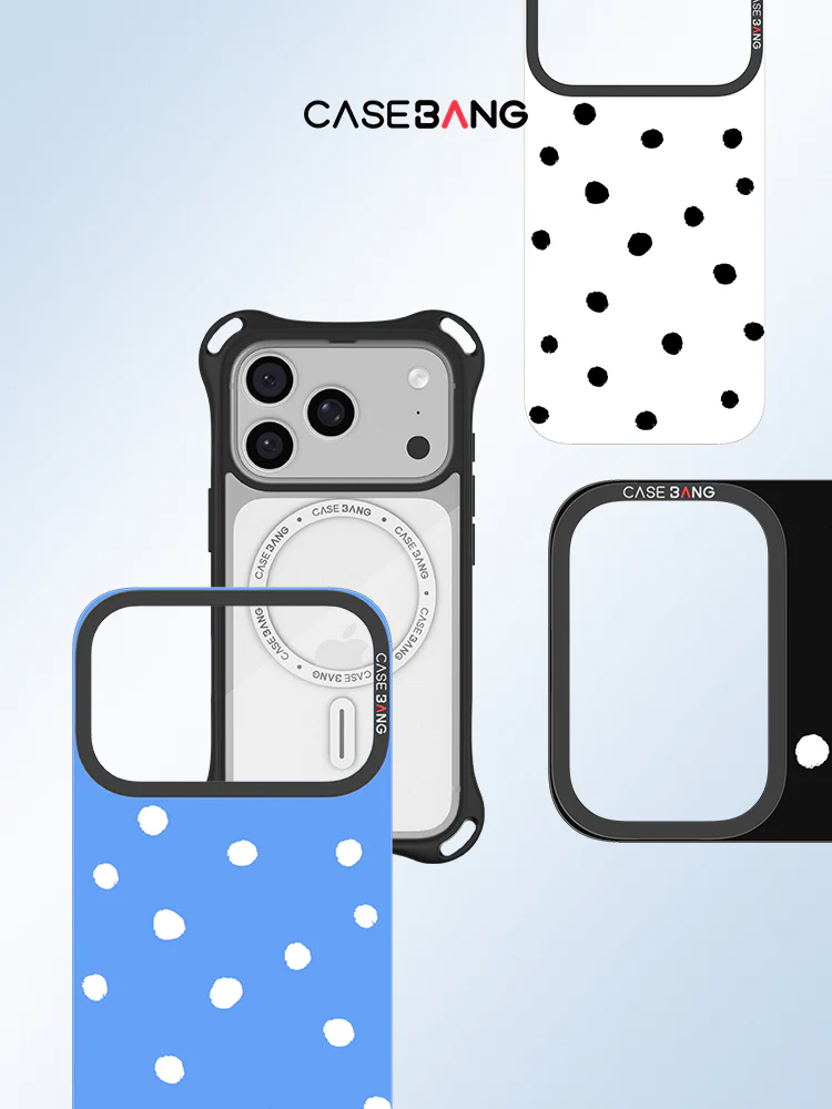 QuadGuard ImagiSnap Set - Cloud Polka Dots - Image 5