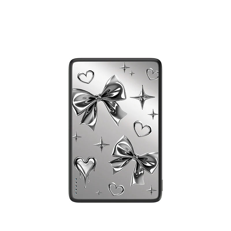 Silvery Light Magnetic Power Bank